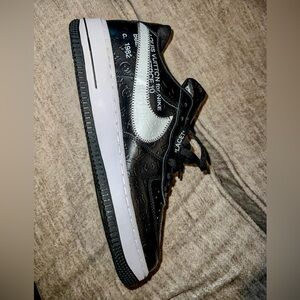 LOUIS VUITTON X NIKE AIR FORCE 1 “FRIENDS AND FAMILY” BLACK